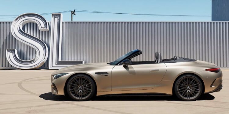 Mercedes AMG SL Golden Coast