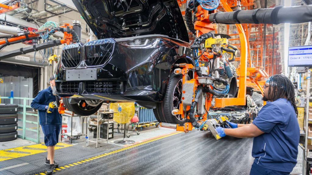 bmw kokkupanek usa tehas elektriautod x3