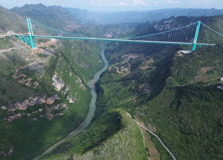 kõrgeim sild maailm hiina