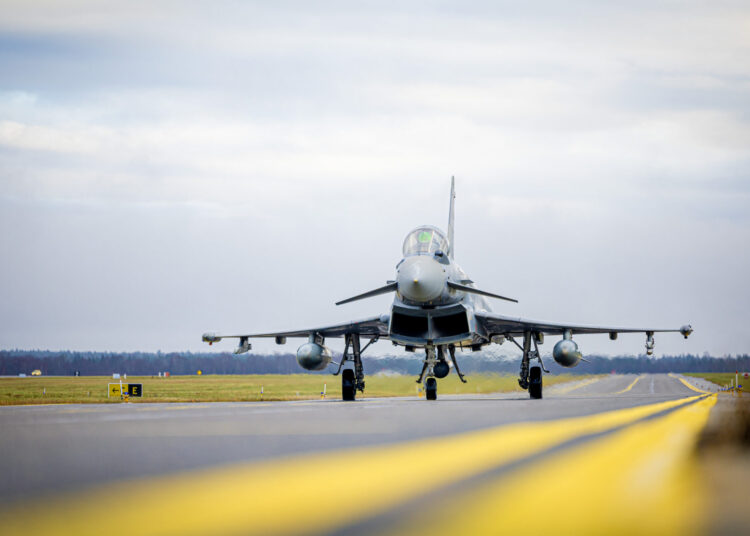 nato lennukid eesti õhuruum harjutama
