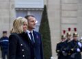 Prantsuse esileedi Brigitte Macron ja president Emmanuel Macron. Foto: president.gov.ua/