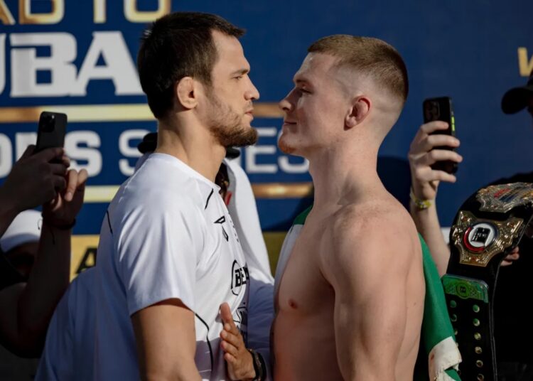 Nurmagomedov vs Hughes. Foto: PFL
