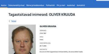 Politsei kuulutas Oliver Kruuda tagaotsitavaks. Kuvatõmmis PPA lehelt.