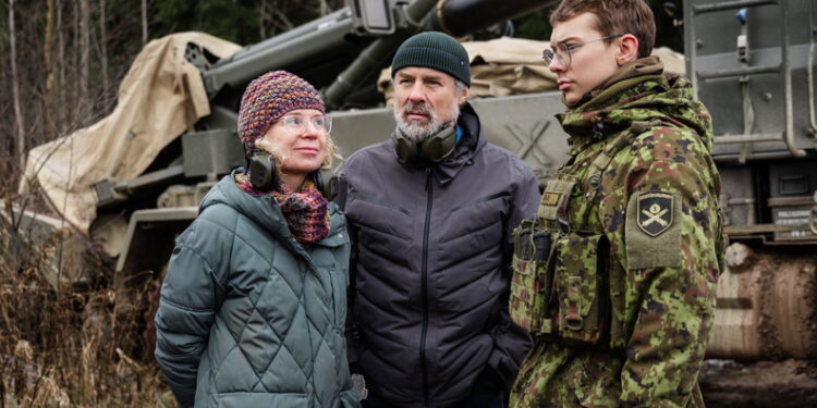 Suurtükiväerügemendi tulepatarei ajateenijate esimesed K9 Kõu laskeharjutused 04.12.2025. Foto: mil.ee