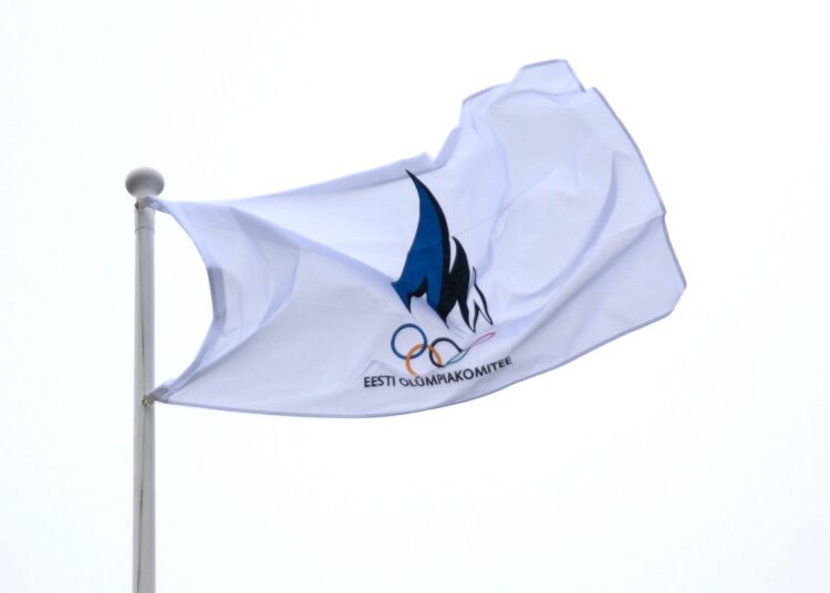Eesti Olümpiakomitee lipp. Foto: Wikimedia / Wkentaur