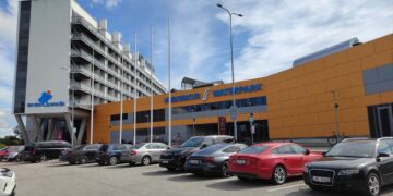 Pärnu veekeskus Tervise Paradiis. Foto: Wikimedia / Karel Frydrýšek