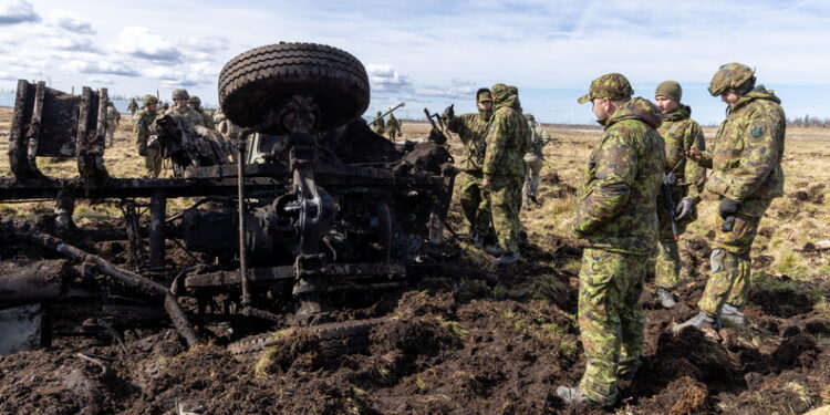 Näidislõhkamine. Foto: mil.ee