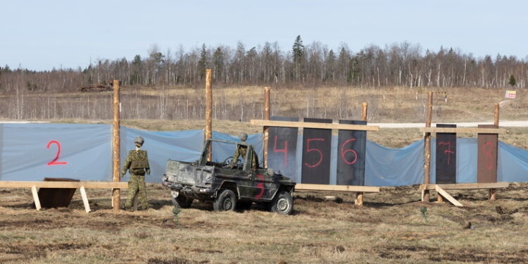 Näidislõhkamine. Foto: mil.ee