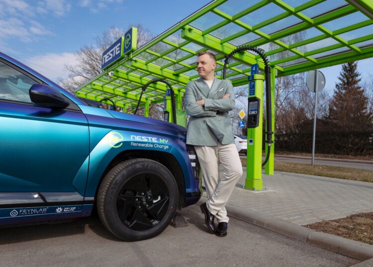 FIA ECO Rally Läti meeskonna sõitja Krišjānis Caune. Foto: Neste