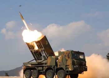 Lõuna-Korea toodetud K239 Chunmoo raketiheitja. Illustratiivne foto. Foto: Korea Vabariigi kaitseministeerium / Wikimedia Commons