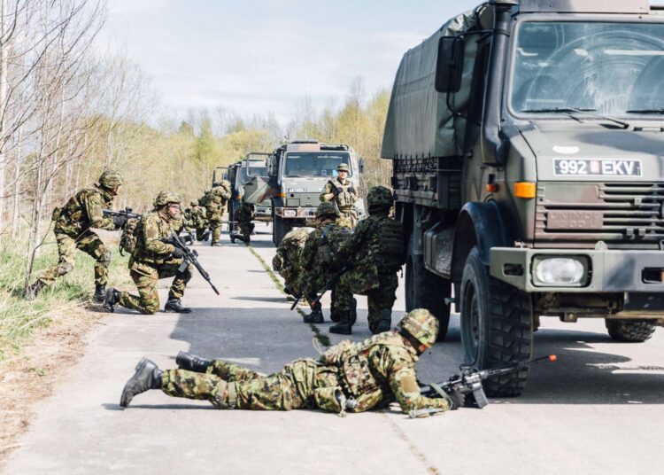 Kevadtorm. Reservväelaste väljaõpe. Foto: mil.ee