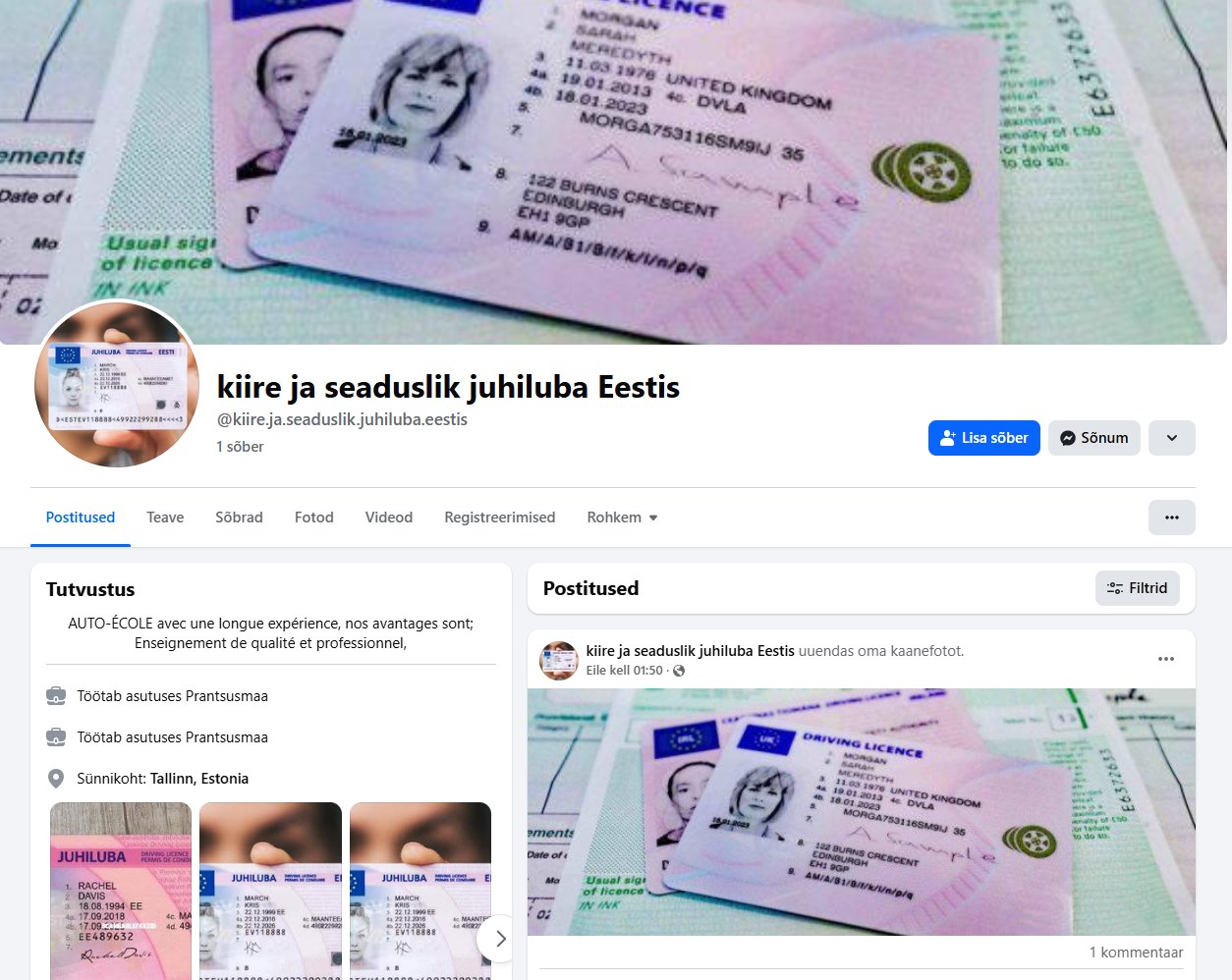 juhiluba taotlemine kiirkorras kelmus pettus transpordiamet