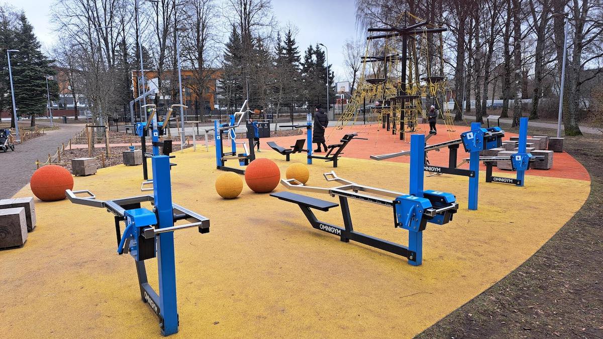 välijõusaal sportimine trenn vabas õhus