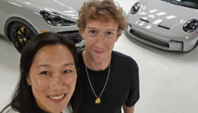 porsche mini-van Zuckerberg naine
