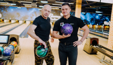 Vello Vaher ja Kert Truus Elamus Bowling&Pubis. Foto: Joosep Ints
