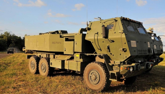 HIMARS raketiheitja NATO õppusel Saber Strike 18. Foto on illustratiivne. Pilt: USA armee / Charles Rosemond