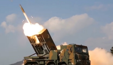 Lõuna-Korea toodetud K239 Chunmoo raketiheitja. Illustratiivne foto. Foto: Korea Vabariigi kaitseministeerium / Wikimedia Commons