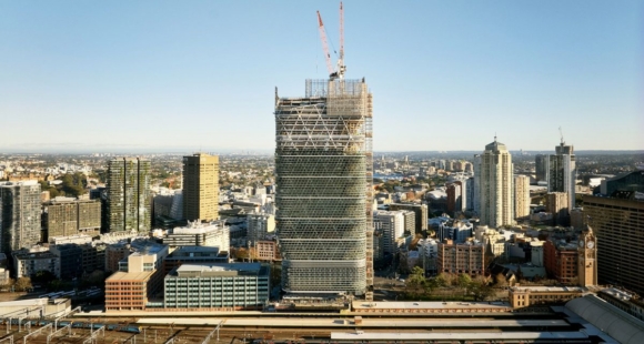 Hübriidpuidust pilvelõhkuja. Foto: Dezeen