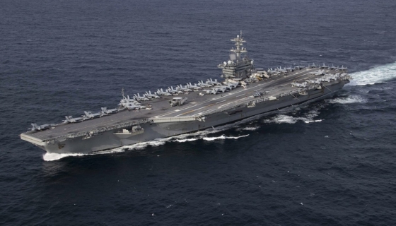 USA mereväe lennukikandja USS Abraham Lincoln. Foto: Clint Davis, U.S. Navy / WIkimedia