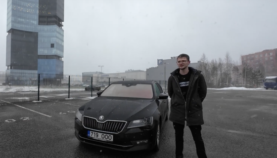 Proovisõit Škoda Superbiga.