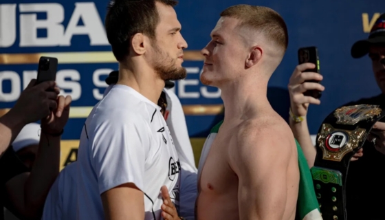 Nurmagomedov vs Hughes. Foto: PFL