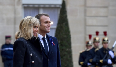 Prantsuse esileedi Brigitte Macron ja president Emmanuel Macron. Foto: president.gov.ua/