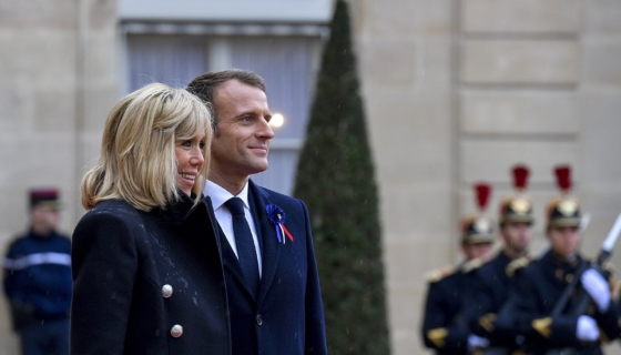 Prantsuse esileedi Brigitte Macron ja president Emmanuel Macron. Foto: president.gov.ua/