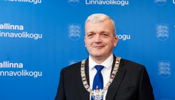 Tallinna Linnavolikogu valis 8. detsembri istungil linnapeaks Peeter Raudsepa. Foto: Tallinn.ee